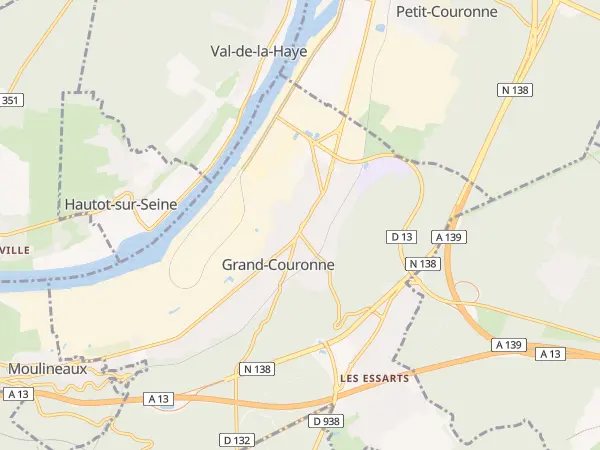 Plan de Grand-Couronne