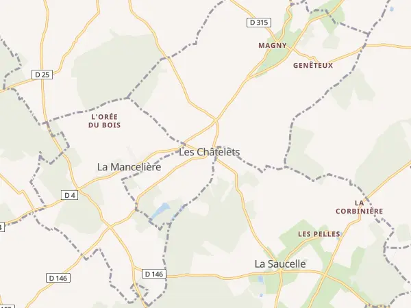 Plan des Châtelets