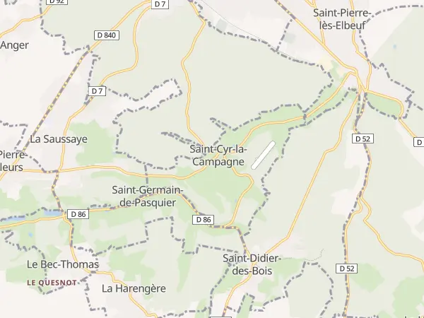 Plan de Saint-Cyr-la-Campagne