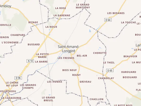 Plan de Saint-Amand-Longpré