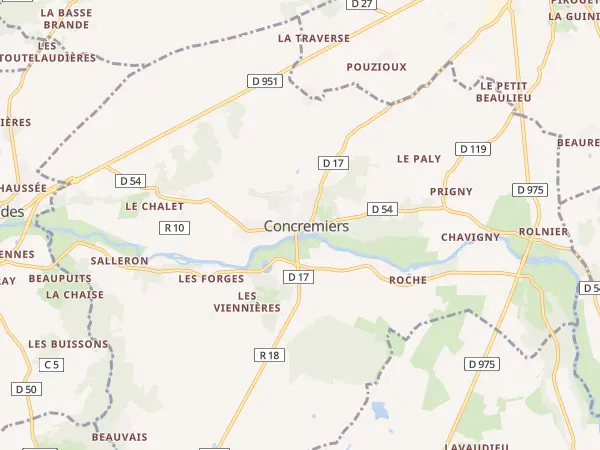 Plan de Concremiers