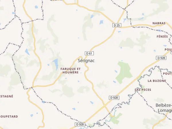 Plan de Sérignac