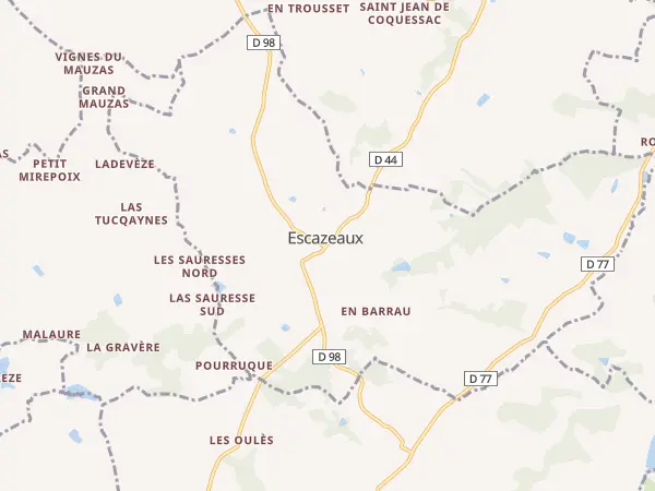 Plan de Escazeaux