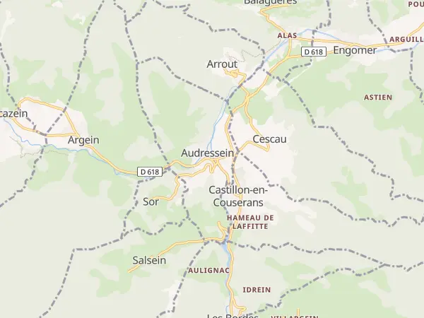 Plan de Audressein