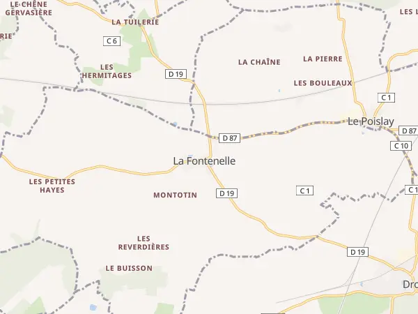 Plan de La Fontenelle