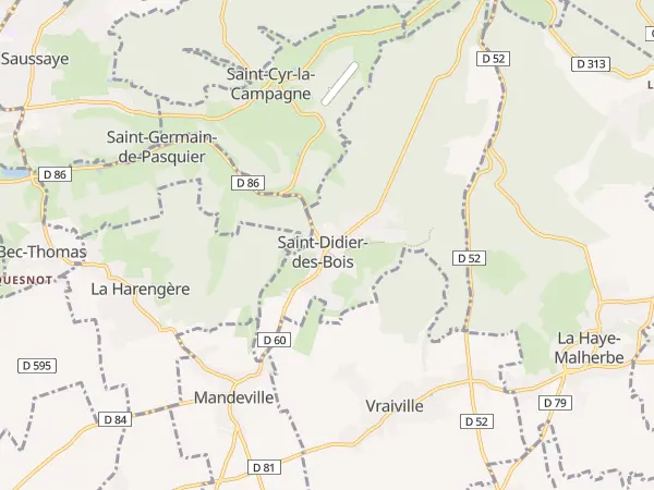 Plan de Saint-Didier-des-Bois
