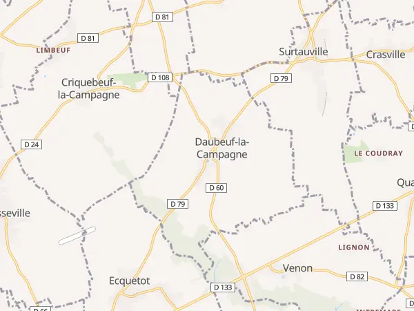 Plan de Daubeuf-la-Campagne