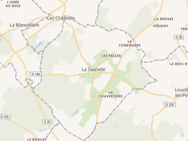 Plan de La Saucelle