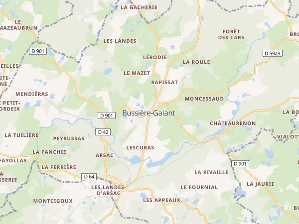 Plan de Bussière-Galant