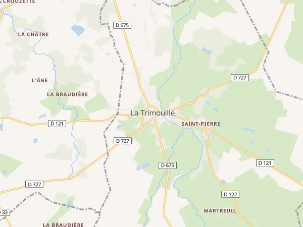 Plan de La Trimouille
