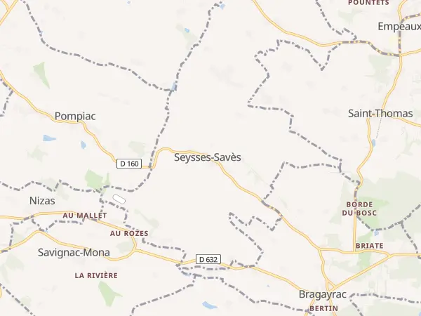 Plan de Seysses-Savès