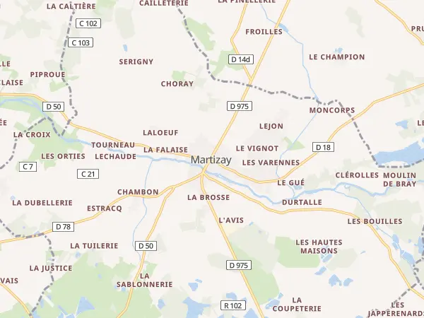 Plan de Martizay