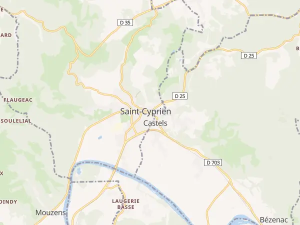 Plan de Saint-Cyprien