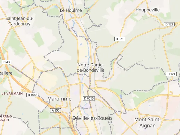 Plan de Notre-Dame-de-Bondeville