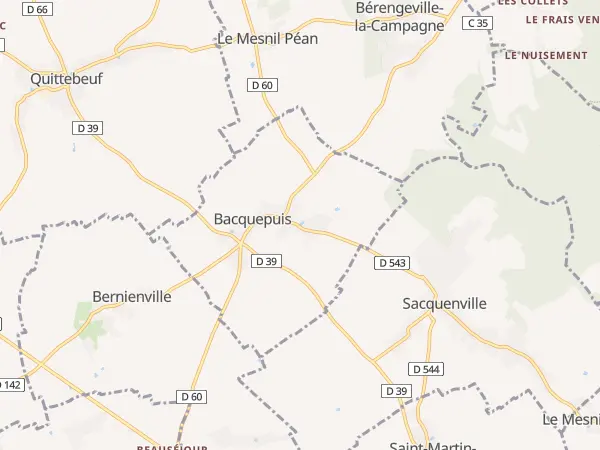 Plan de Bacquepuis