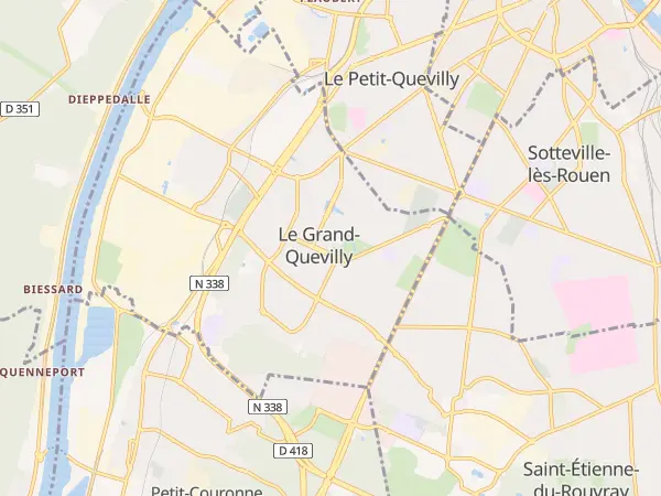 Plan du Grand-Quevilly