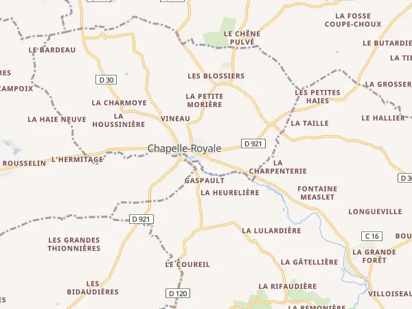 Plan de Chapelle-Royale