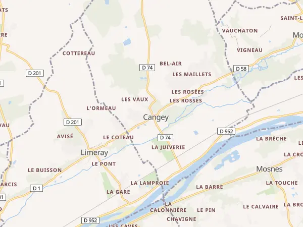 Plan de Cangey
