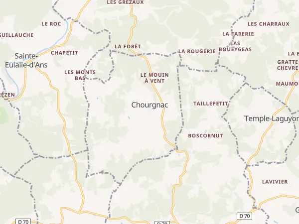 Plan de Chourgnac