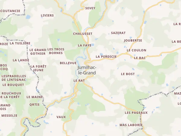 Plan de Jumilhac-le-Grand