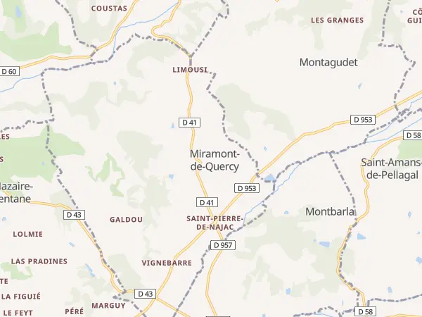 Plan de Miramont-de-Quercy