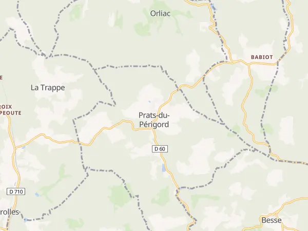 Plan de Prats-du-Périgord