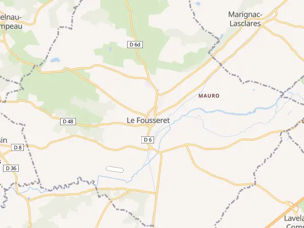 Plan du Fousseret