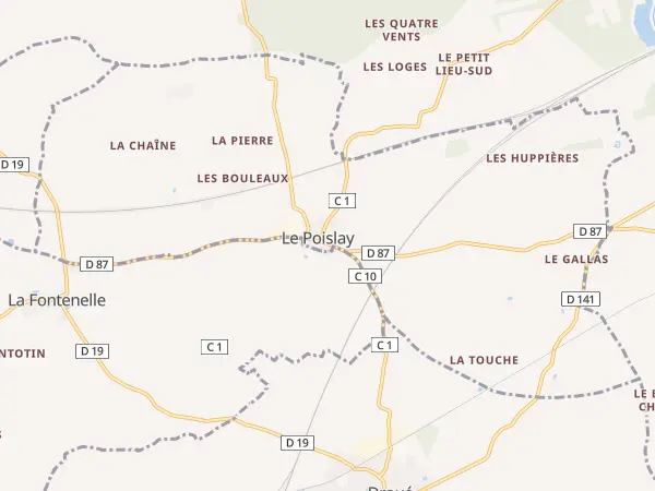 Plan du Poislay