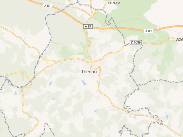 Plan de Thenon