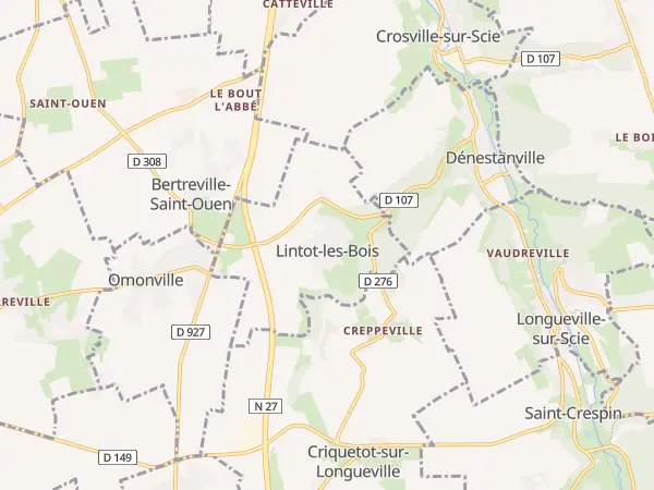 Plan de Lintot-les-Bois
