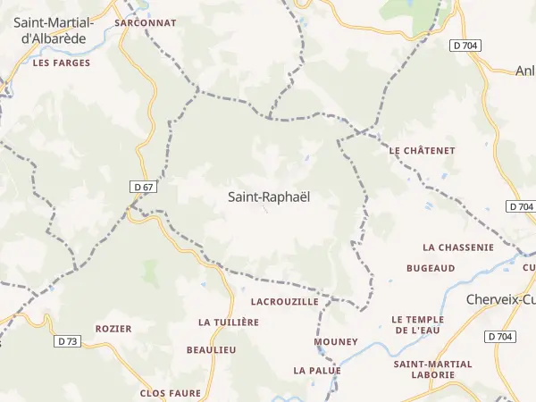 Plan de Saint-Raphaël