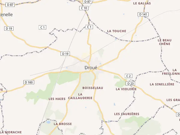 Plan de Droué