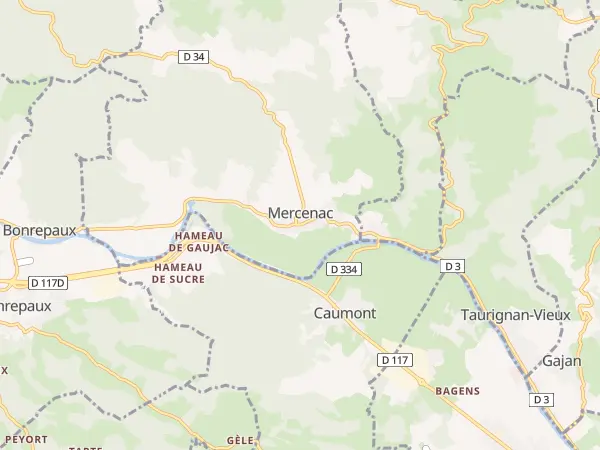 Plan de Mercenac