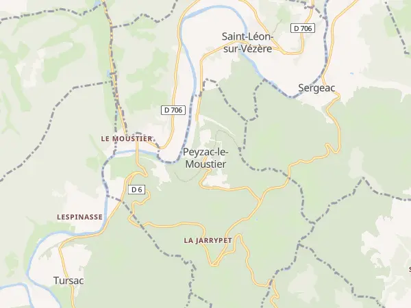 Plan de Peyzac-le-Moustier