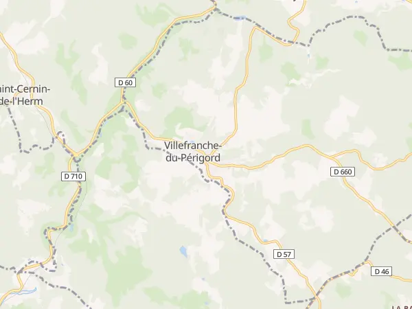 Plan de Villefranche-du-Périgord