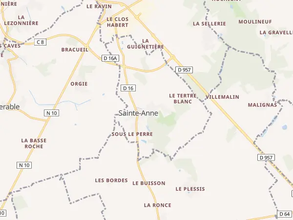 Plan de Sainte-Anne