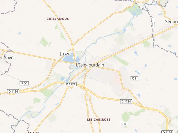 Plan de L’Isle-Jourdain