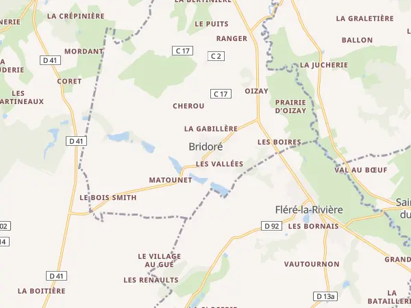 Plan de Bridoré