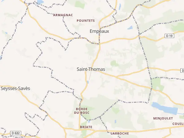 Plan de Saint-Thomas