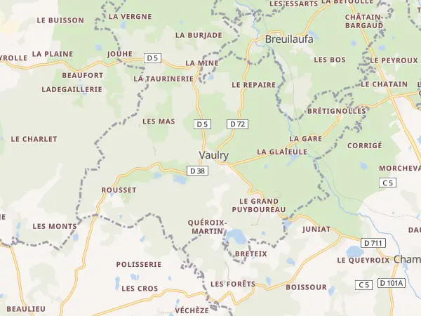 Plan de Vaulry