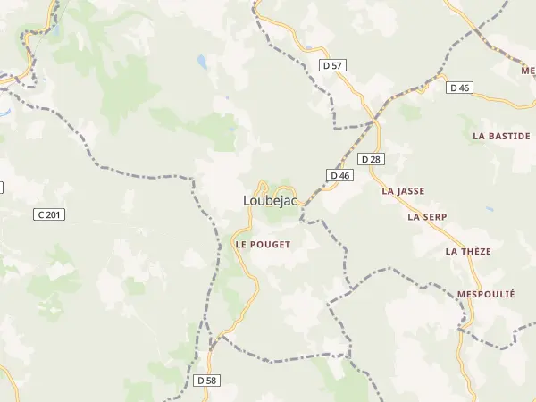 Plan de Loubejac