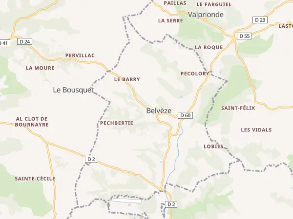 Plan de Belvèze