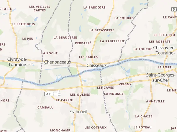 Plan de Chisseaux