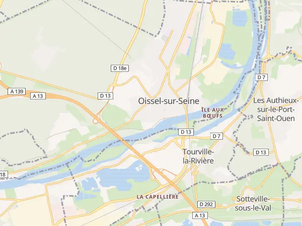Plan de Oissel-sur-Seine