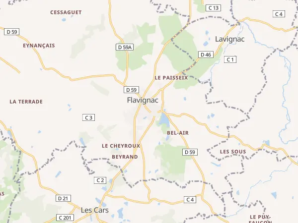 Plan de Flavignac