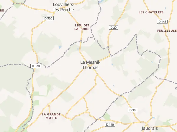 Plan du Mesnil-Thomas