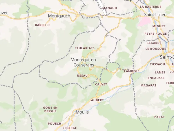 Plan de Montégut-en-Couserans