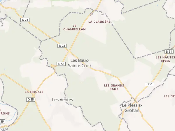 Plan des Baux-Sainte-Croix