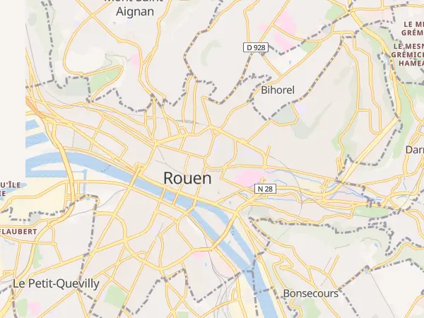 Plan de Rouen