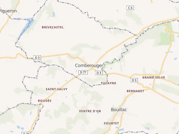 Plan de Comberouger